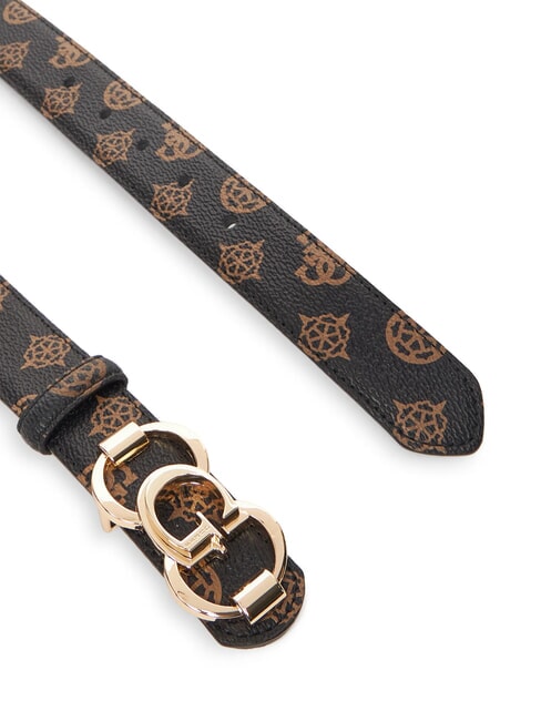 4G LOGO PEONY Curea cu cataramă cu logo Vikky mare roo tote bag mochalog - Curele