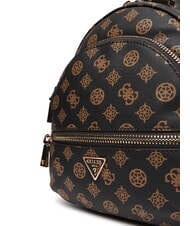 GUESS MANHATTAN 2 Rucsac mic 4G cu logo bujor Vikky mare roo tote bag mochalog - Genți femei - 4
