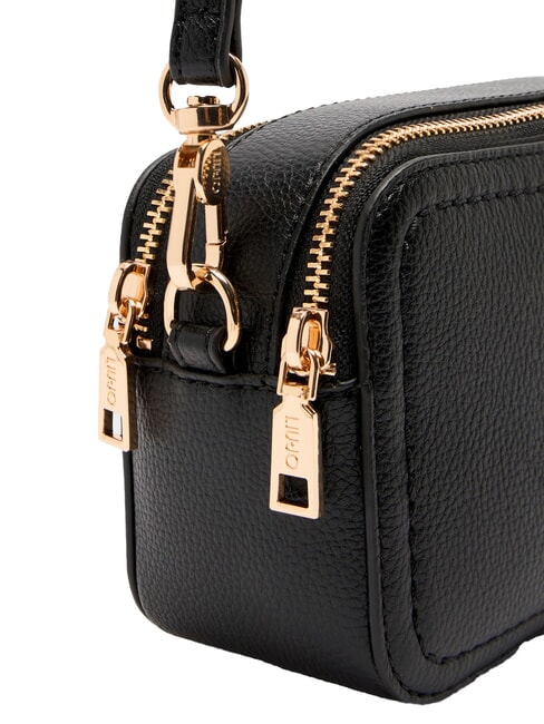 RIDHI Geantă mică pentru cameră cu 2 fermoare BLACK - Genți femei