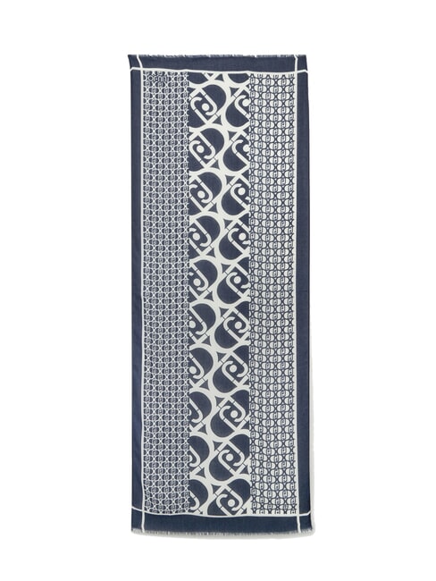 LOGO Stolă cu imprimeu denim - Eșarfe