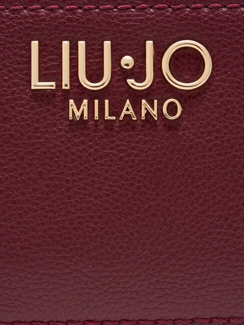 RIDHI Geantă mică pentru cameră cu 2 fermoare vin roșu - Genți femei