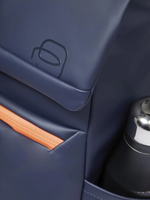 CORNER SPECIALE GOMMATO Rucsac pentru laptop cu roll-top albastru - Rucsacuri pentru laptop