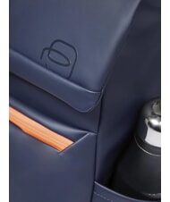 PIQUADRO CORNER SPECIALE GOMMATO Rucsac pentru laptop cu roll-top albastru - Rucsacuri pentru laptop - 3