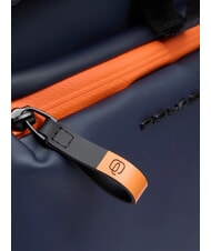 PIQUADRO CORNER SPECIALE GOMMATO Rucsac pentru laptop cu roll-top albastru - Rucsacuri pentru laptop - 4