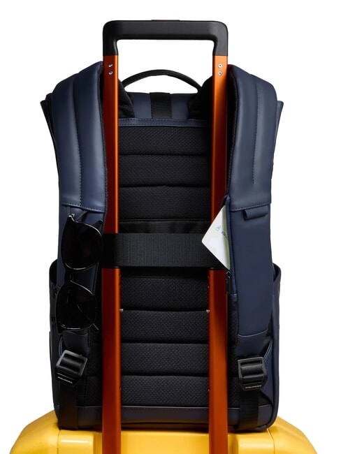 CORNER SPECIALE GOMMATO Rucsac pentru laptop cu roll-top albastru - Rucsacuri pentru laptop