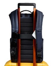 PIQUADRO CORNER SPECIALE GOMMATO Rucsac pentru laptop cu roll-top albastru - Rucsacuri pentru laptop - 5