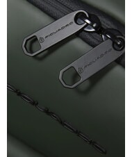 PIQUADRO CORNER SPECIALE GOMMATO  Rucsac pentru laptop de 14", extensibil VERDE - Rucsacuri pentru laptop - 5