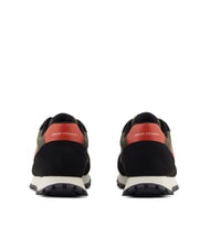 ARMANI EXCHANGE DROP MICROSUEDE Teniși cu logo contrastant noapte de măsline negre și dovleac - Pantofi bărbați - 5