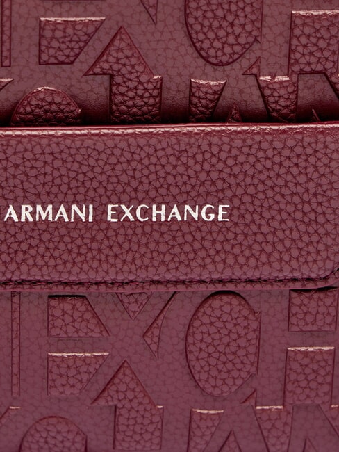 LIZ PEBBLE Geantă foto cu logo &icirc;n relief canelură - Genți femei