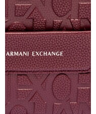 ARMANI EXCHANGE LIZ PEBBLE Geantă foto cu logo &icirc;n relief canelură - Genți femei - 3