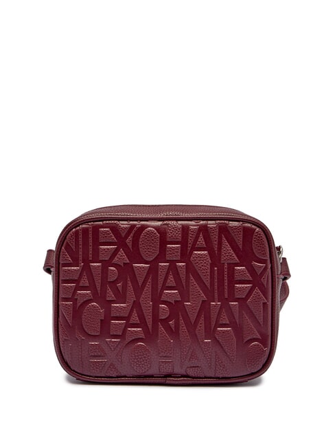 LIZ PEBBLE Geantă foto cu logo &icirc;n relief canelură - Genți femei