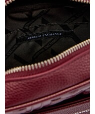 ARMANI EXCHANGE LIZ PEBBLE Geantă foto cu logo &icirc;n relief canelură - Genți femei - 8