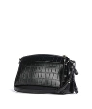 ARMANI EXCHANGE JANE CROCO Geantă de umăr cu imprimeu de crocodil negru - Genți femei - 2