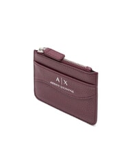 ARMANI EXCHANGE WAVE Suport card cu fermoar canelură - Portofele femei - 2
