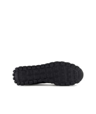 ARMANI EXCHANGE DROP MICROSUEDE Teniși cu logo contrastant noapte de măsline negre și dovleac - Pantofi bărbați - 6