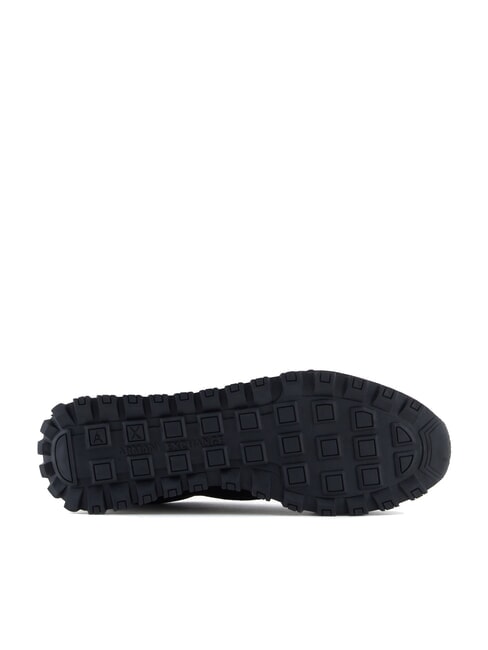 DROP MICROSUEDE Teniși cu logo lateral negru/auriu pal - Pantofi femei