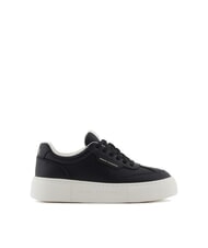 ARMANI EXCHANGE KURT MINI-TUMBLED Adidași cu talpă înaltă negru - Pantofi femei - 2