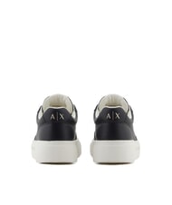ARMANI EXCHANGE KURT MINI-TUMBLED Adidași cu talpă înaltă negru - Pantofi femei - 5