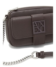 ARMANI EXCHANGE SUSIE SOFT Mini Geanta de umar ciocolată fierbinte - Genți femei - 4