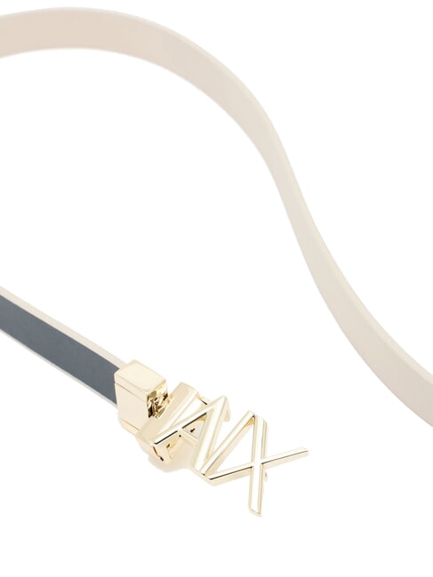 CINTURA Curea reversibilă din piele vale / oțel rece - Curele