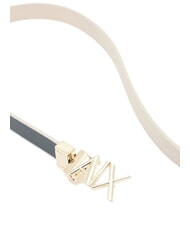 ARMANI EXCHANGE CINTURA Curea reversibilă din piele vale / oțel rece - Curele - 2