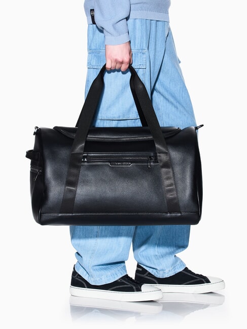 CEDRIC Geantă mare de voiaj cu curea de umăr negru/negru - Genți de voiaj