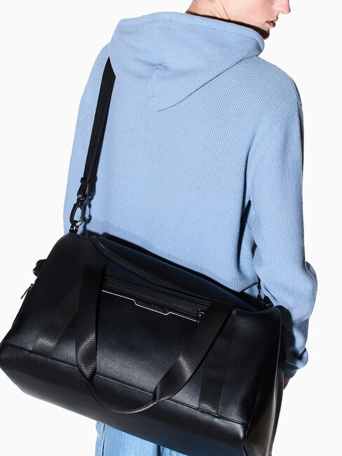 CEDRIC Geantă mare de voiaj cu curea de umăr negru/negru - Genți de voiaj