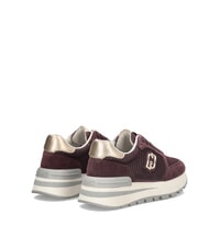 LIUJO AMAZING 25 Teniși din piele &icirc;ntoarsă și plasă purpuriu/auriu deschis - Pantofi femei - 6