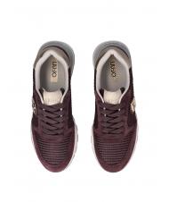 LIUJO AMAZING 25 Teniși din piele &icirc;ntoarsă și plasă purpuriu/auriu deschis - Pantofi femei - 4