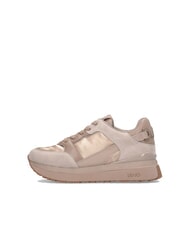 LIUJO MAXI WONDER 91 Teniși cu platformă și inserții din piele lăcuită neutru - Pantofi femei - 2