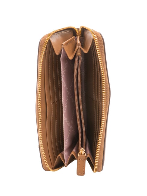 CALIWEN Portofel mare cu fermoar piele de căprioară - Portofele femei