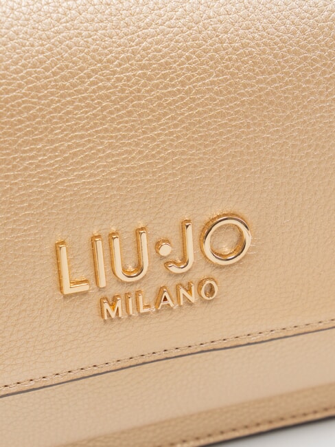 CALIWEN Geantă mică de umăr cu clapă Lumina / Aur - Genți femei