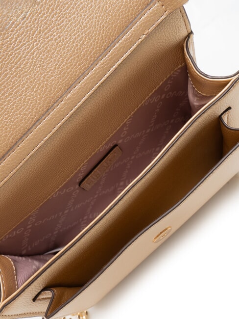 CALIWEN Geantă mică de umăr cu clapă Lumina / Aur - Genți femei