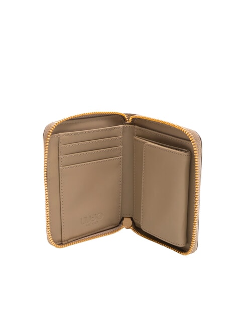 CALIWEN Portofel mediu cu fermoar taupe de deșert - Portofele femei