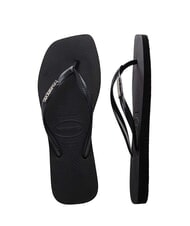 HAVAIANAS SQUARE LOGO Papuci flip-flop negru/argintiu - Pantofi femei - 3