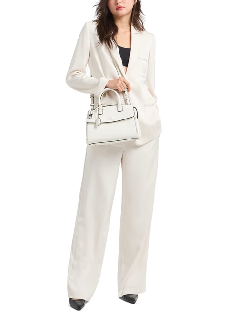 JANE  Geanta de mana, cu bareta de umar jurnal/negru - Genți femei