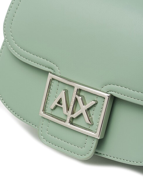 ARTEMIDE  Geanta de mana mini, cu curea de umar salvie - Genți femei