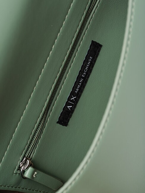 ARTEMIDE  Geanta de mana mini, cu curea de umar salvie - Genți femei