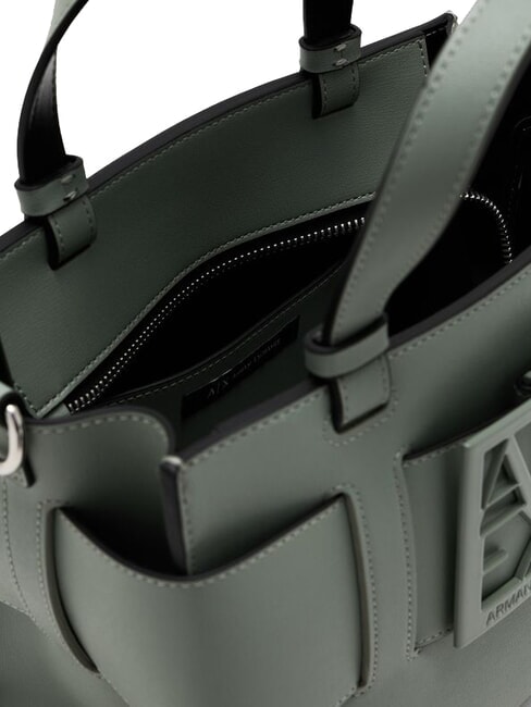 SUSIE Geantă de m&acirc;nă, cu curea de umăr salvie - Genți femei