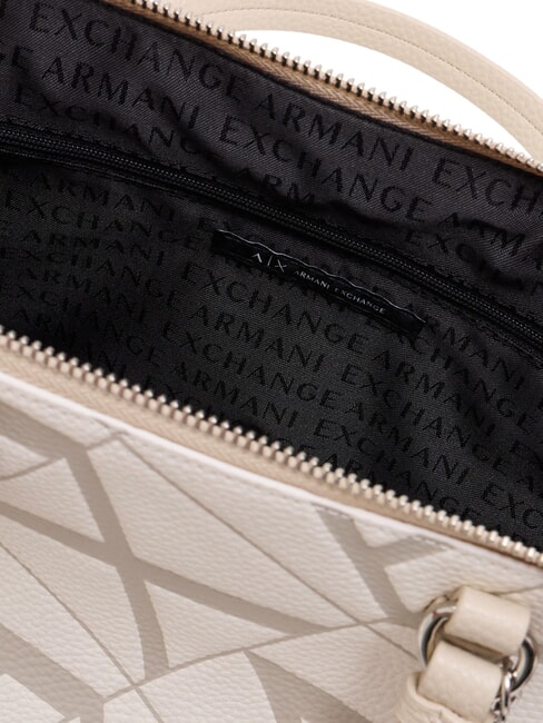 GYNGER Geantă de mână cu curea de umăr alb/vale - Genți femei