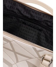 ARMANI EXCHANGE GYNGER Geantă de mână cu curea de umăr alb/vale - Genți femei - 5