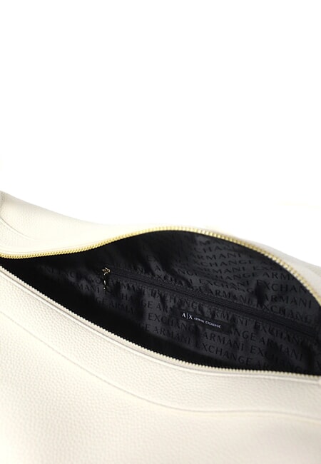 SUSIE SOFT Geantă de umăr mare aproape alb - Genți femei