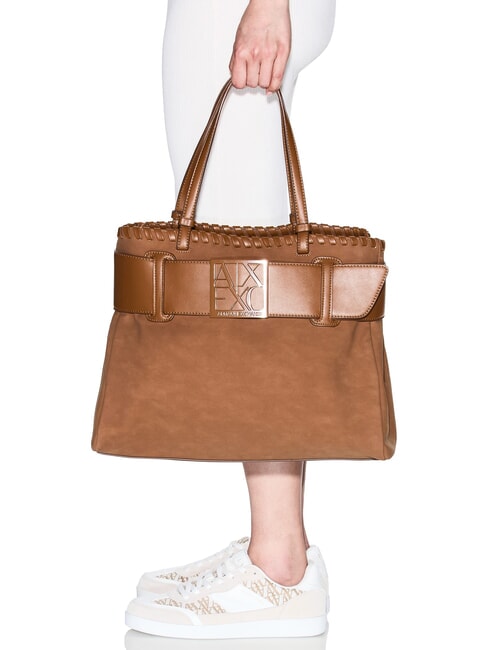 SUSIE SOFT Geantă de cumpărături medie whisky ușor - Genți femei