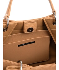 ARMANI EXCHANGE WAVE Geantă mare perforată roz camel - Genți femei - 4