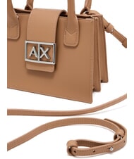 ARMANI EXCHANGE JODIE Geantă mini satchel roz camel - Genți femei - 3