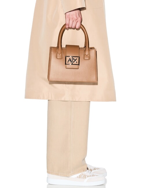 JODIE Geantă mini satchel roz camel - Genți femei