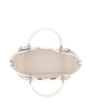 ARMANI EXCHANGE WAVE Geantă mare perforată alb strălucitor - Genți femei - 5