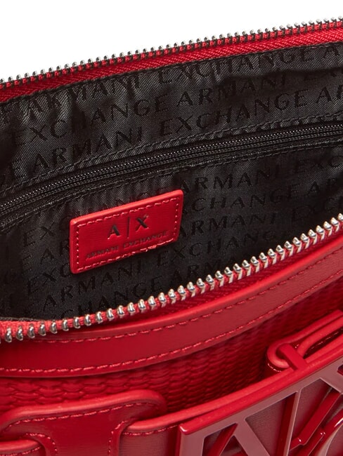 SUSIE STRAW Geantă de umăr cu logo roşu - Genți femei