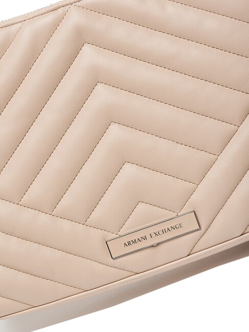 VICTORIA Geantă matlasată tip sac miraj de trandafir - Genți femei