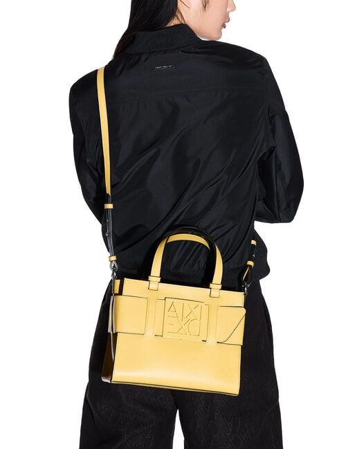 SUSIE Geantă de mână, cu curea de umăr bambus - Genți femei